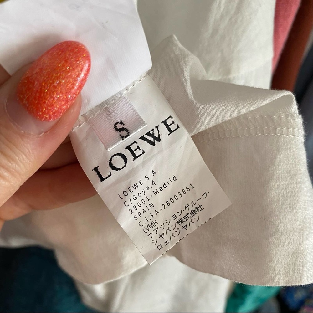Loewe Paula’s Ibiza smiley face cotton long sleeve tee - Picture 3 of 6
